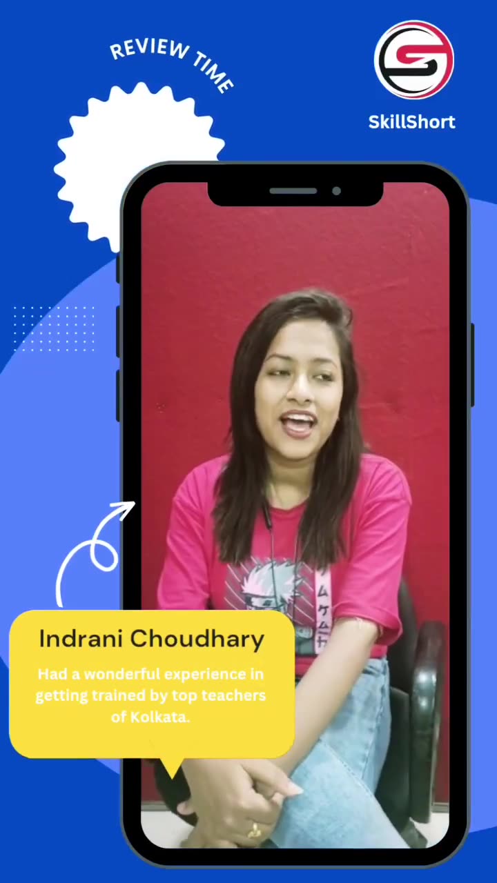Indrani Choudhary, Skillshort student video review
