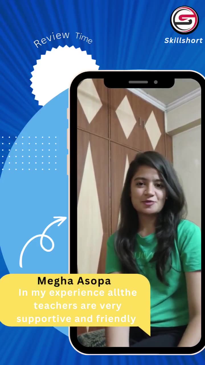 Megha Asopa, Skillshort student video review